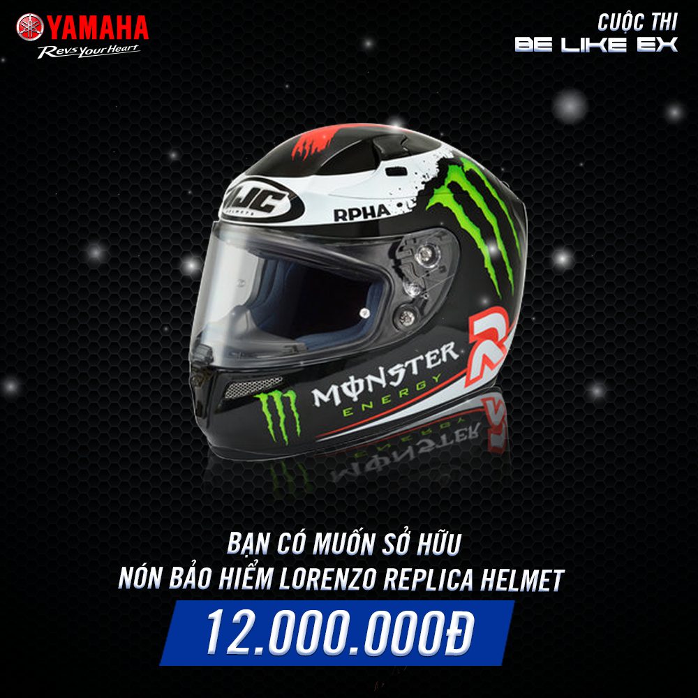 HJC Rpha Monster làm giải thưởng cao nhất của Yamaha