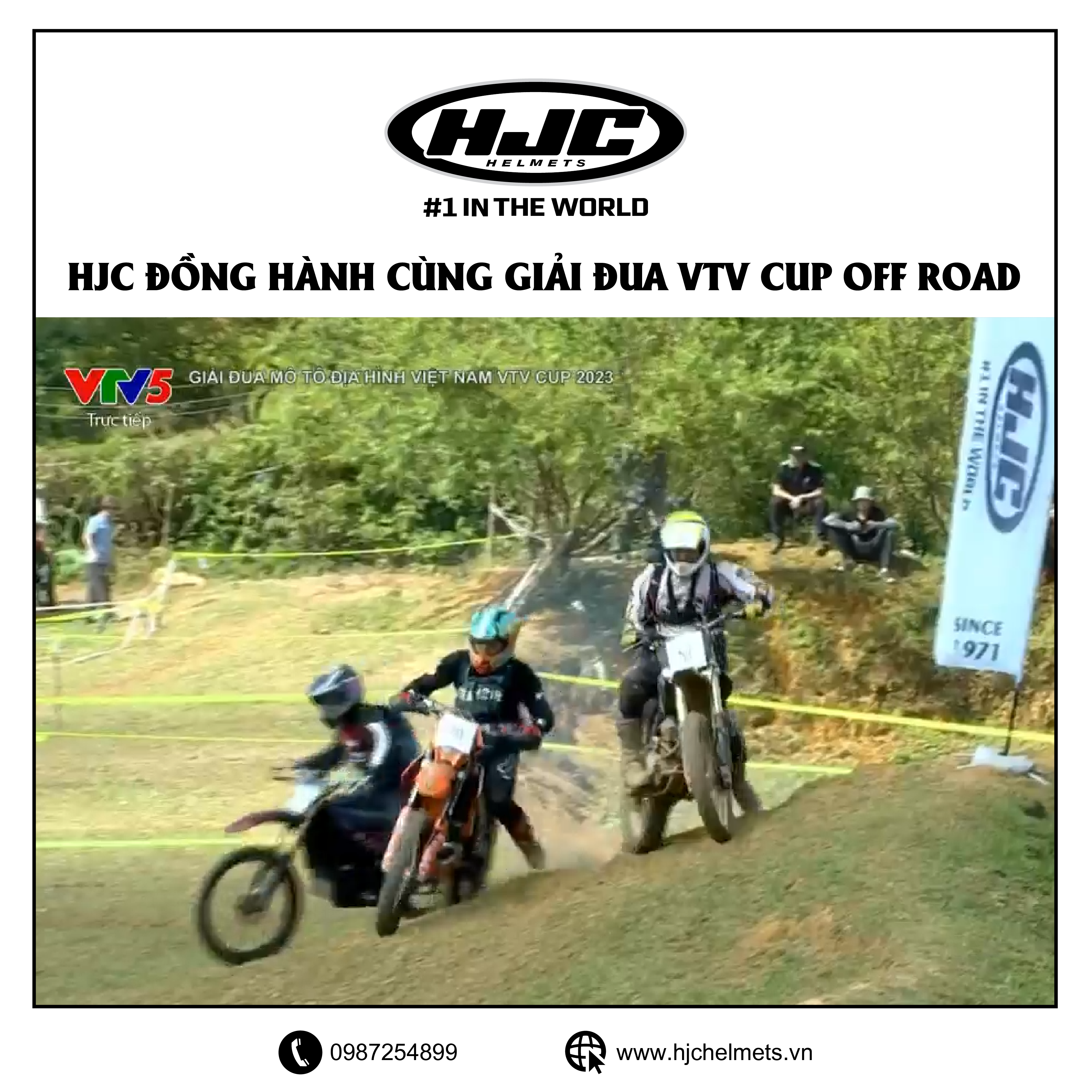 HJC helmets tham gia sự kiện VTV cup Off road 2023