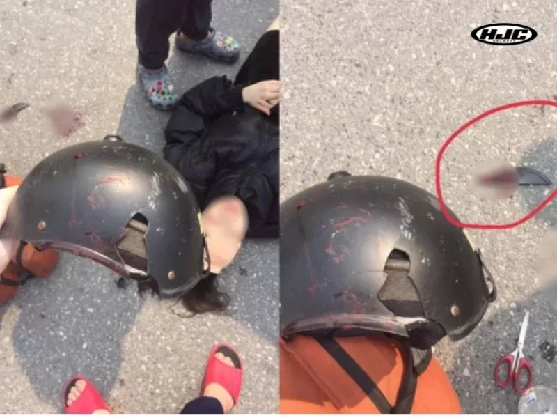 Mũ bảo hiểm giá rẻ ảnh hưởng trực tiếp đến sự an toàn khi gặp tai nạn