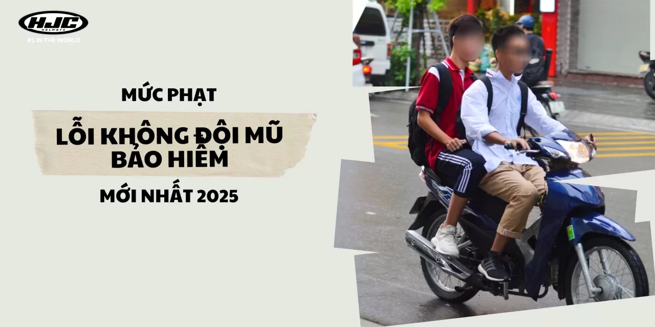 Lỗi không đội mũ bảo hiểm